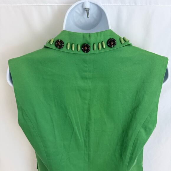 Ruby Rd. Green Vest Size 10 - Picture 7 of 9